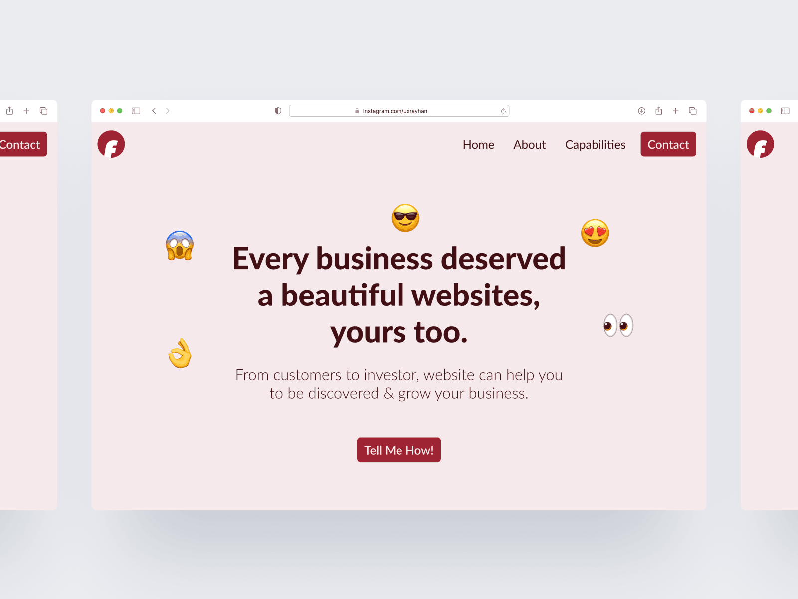 Web Design Business Hero Section